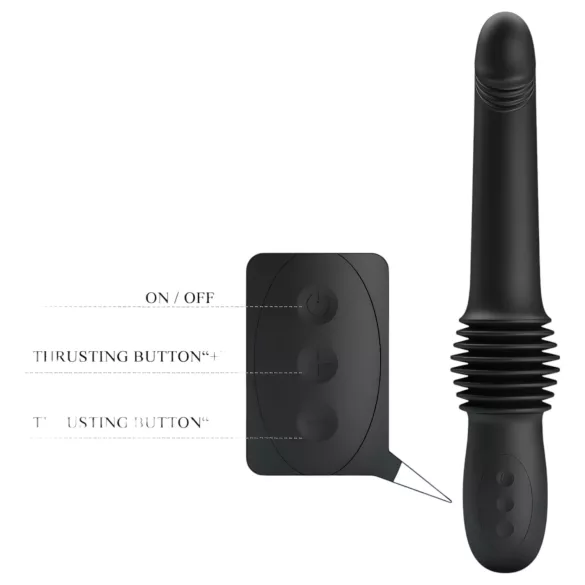 Pretty Love Pazuzu - vibratore stimolatore glande - nero