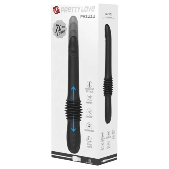 Pretty Love Pazuzu - vibratore stimolatore glande - nero