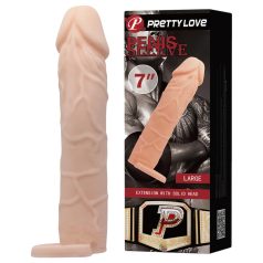   Pretty Love - guaina pene con anello per erezione (color carne)