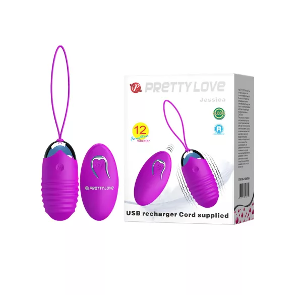 Pretty Love Jessica - ovetto vibrante - silicone viola