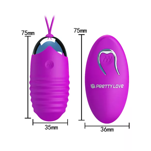 Pretty Love Jessica - ovetto vibrante - silicone viola
