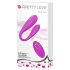 Pretty Love Algernon - vibratore per coppia ricaricabile con telecomando (viola)