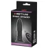 Pretty Love - vibratore anale a spinta - silicone nero