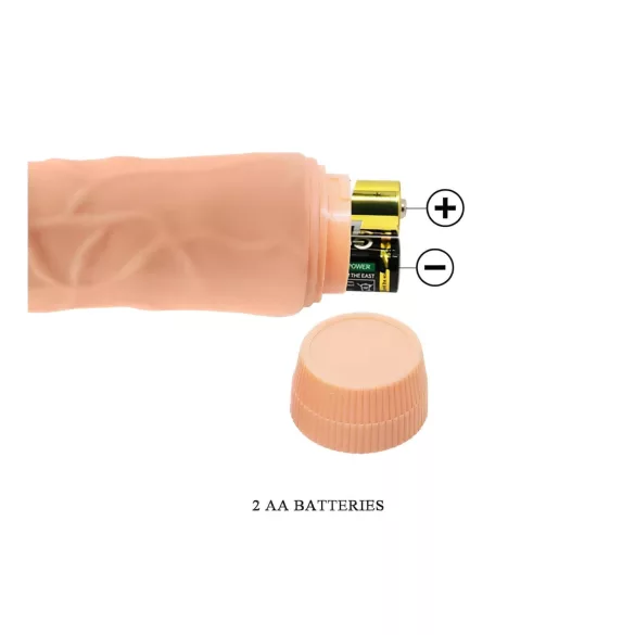 Baile Barbara - vibratore realistico - 19,5 cm - colore naturale