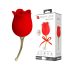 Amante Rosa Love - Vibratore 2in1 con Lingua (Rosso)