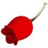 Amante Rosa Love - Vibratore 2in1 con Lingua (Rosso)
