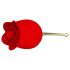 Amante Rosa Love - Vibratore 2in1 con Lingua (Rosso)