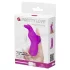 Pretty Love Bunny - mini vibratore da dito con orecchie - silicone viola