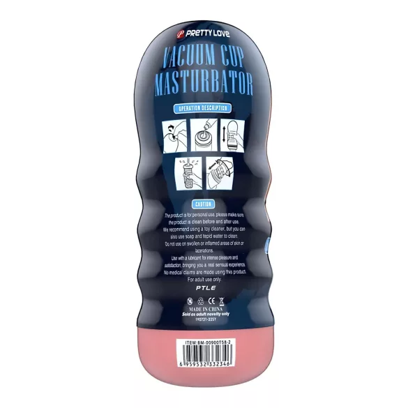 Pretty Love - masturbatore realistico bocca - silicone effetto pelle naturale