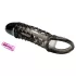 Pretty Love Cecelia - guaina fallica con anello e vibrazione (nera)