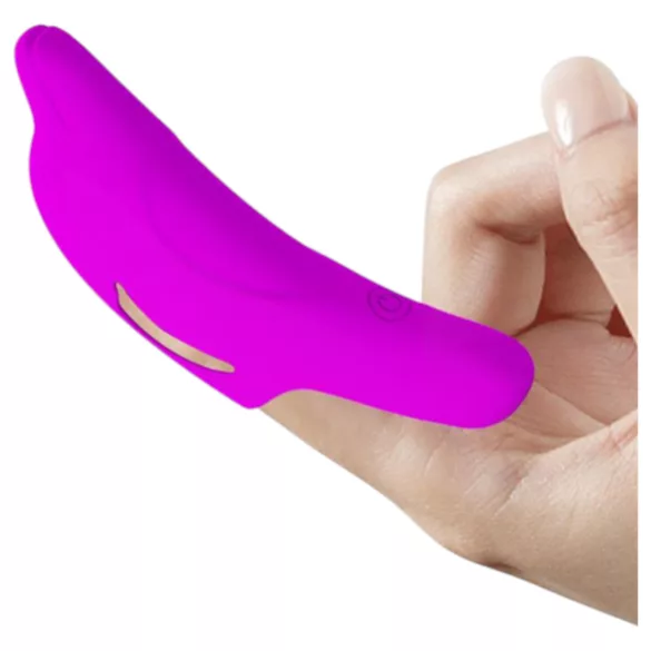 Pretty Love Delphini - mini vibratore da dito a forma di delfino - viola
