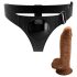Imbracatura Pretty Love - universale con dildo - 17 cm (nero)