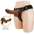 Pretty Love Harness - cintura con dildo universale - 17 cm - nero
