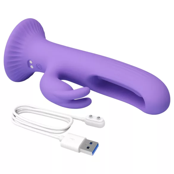 Pretty Love Killmoulis - vibratore punto G e leccatore (viola)