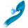 Vibeconnect - Vibratore G-punto e clitoride impermeabile (blu)