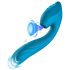 Vibeconnect - Vibratore G-punto e clitoride impermeabile (blu)