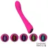Sex HD Sunshine - vibratore punto G ricaricabile scanalato - silicone rosa