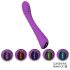 Sex HD Sunshine - Vibratore G-spot ricaricabile con scanalature (viola)