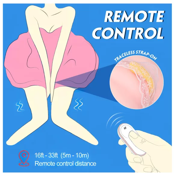 Sex HD - vibratore a forma di banana - controllo remoto - giallo