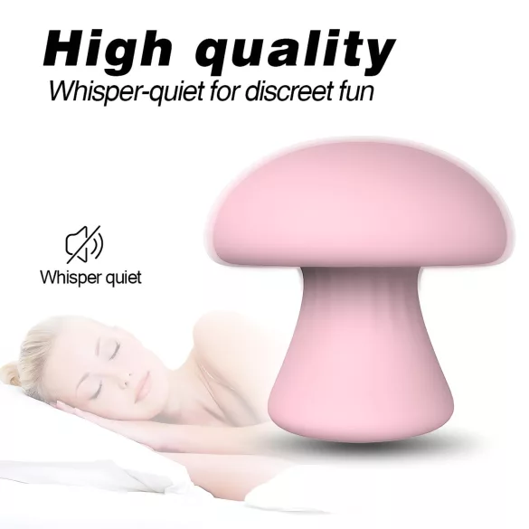 Magic Mushroom - vibratore ricaricabile (rosa)