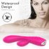 Vibratore riscaldante impermeabile HD Muses (rosa)