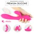 Vibratore riscaldante impermeabile HD Muses (rosa)