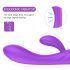 Sex HD Muses - vibratore ricaricabile impermeabile - silicone viola