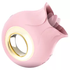   Sex HD - vibratore leccatore - stimolazione lingua - silicone rosa