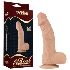   Lovetoy Real Extreme - dildo con ventosa - 23 cm (color carne)