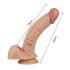 Lovetoy Real Extreme - Dildo G-spot - 21cm (naturale)