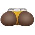 Lovetoy Streetgirl's 12 - Torso sexy in tanga naturale scuro