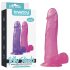 Lovetoy Jelly Studs - dildo con ventosa 20 cm (rosa)