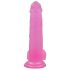 Lovetoy Jelly Studs - dildo con ventosa 20 cm (rosa)