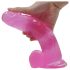 Lovetoy Jelly Studs - dildo con ventosa 20 cm (rosa)