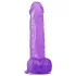 Lovetoy Jelly Studs - dildo con ventosa - 20 cm - viola