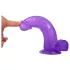 Lovetoy Jelly Studs - dildo con ventosa - 20 cm - viola