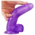 Lovetoy Jelly Studs - dildo con ventosa - 20 cm - viola