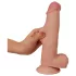 Lovetoy Sliding-Skin - dildo realistico doppio strato - 21cm - color carne