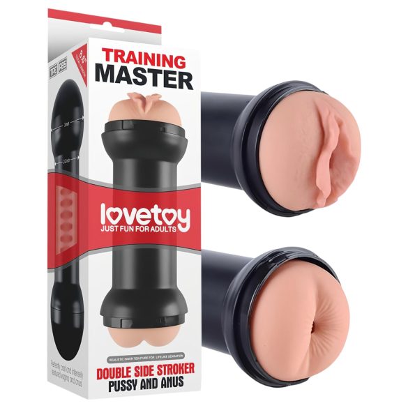 Lovetoy - masturbatore vaginale e anale (naturale)