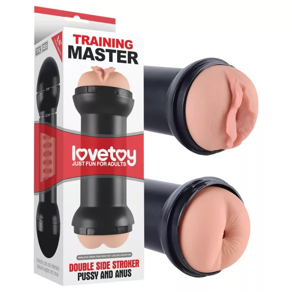 Lovetoy - masturbatore realistico vagina e anale - colore naturale