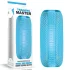 Lovetoy Training Master - masturbatore a doppia faccia rigato (blu)