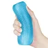 Lovetoy Training Master - masturbatore a doppia faccia rigato (blu)