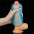 Lovetoy Training Master - masturbatore a doppia faccia rigato (blu)