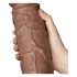 Lovetoy Chubby - Dildo realistico con ventosa - 25cm (naturale)