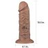 Lovetoy Chubby - Dildo realistico con ventosa - 25cm (naturale)