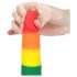 Lovetoy Prider - dildo realistico - 19 cm - arcobaleno