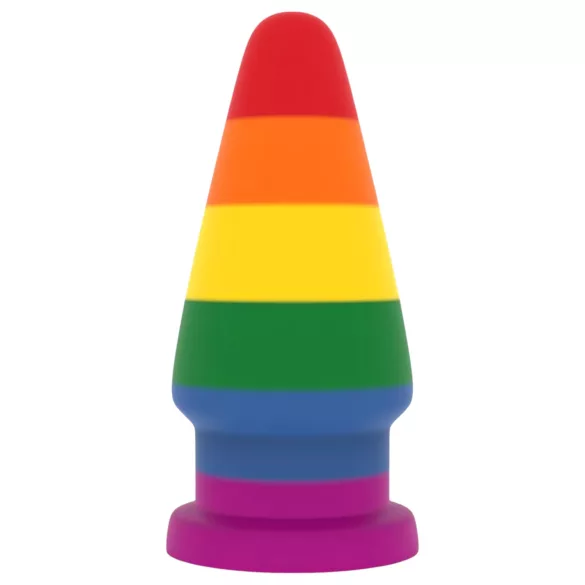Lovetoy Prider - plug anale dilatatore - 15cm - arcobaleno