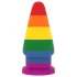 Lovetoy Prider - plug anale dilatatore - 15cm - arcobaleno