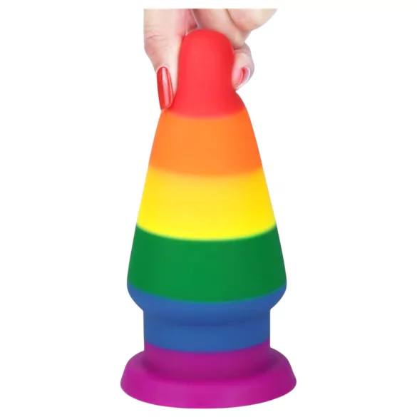 Lovetoy Prider - plug anale dilatatore - 15cm - arcobaleno