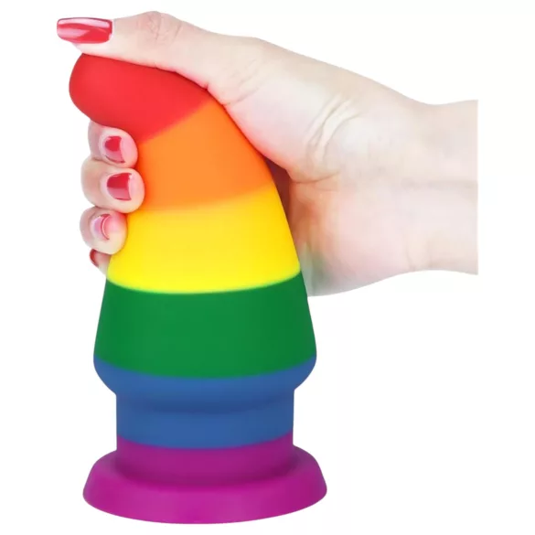 Lovetoy Prider - plug anale dilatatore - 15cm - arcobaleno